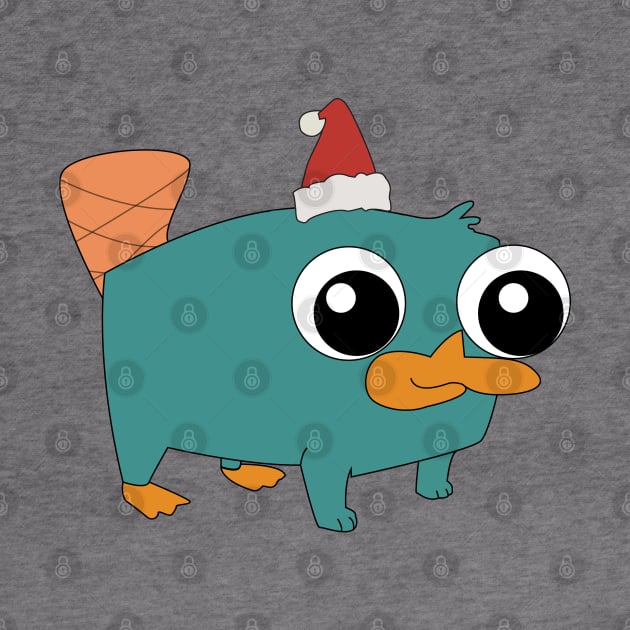 Christmas Baby Perry the Platypus by Beca's Sticker and More